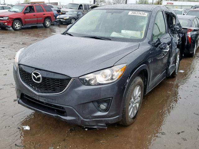 JM3KE2CY5F0485114 - 2015 MAZDA CX-5 TOURI GRAY photo 2