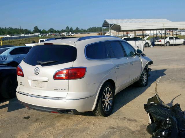 5GAKRCKD4DJ107439 - 2013 BUICK ENCLAVE WHITE photo 4