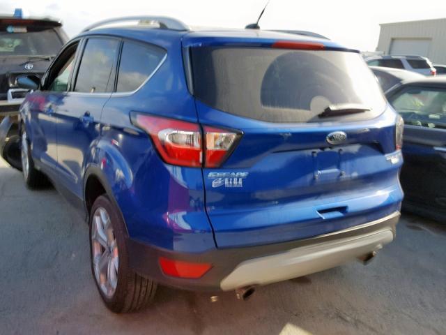 1FMCU9J92HUB89480 - 2017 FORD ESCAPE TIT BLUE photo 3