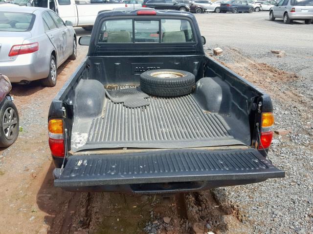 5TENL42NX2Z094713 - 2002 TOYOTA TACOMA BLACK photo 6