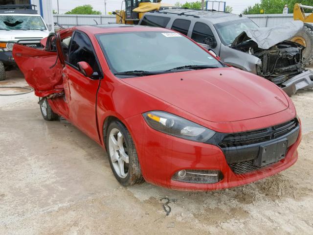 1C3CDFBB7ED901700 - 2014 DODGE DART SXT RED photo 1