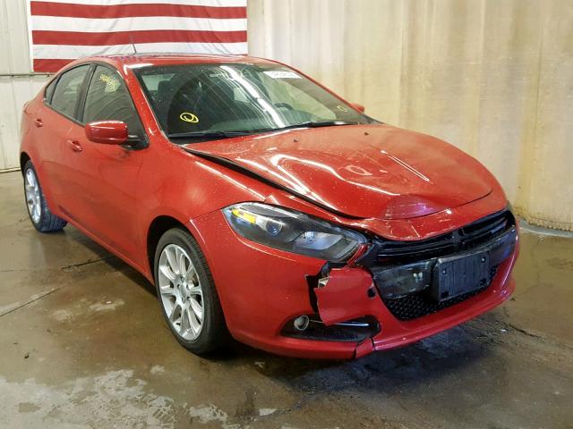 1C3CDFBB8ED903147 - 2014 DODGE DART SXT RED photo 1