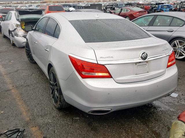 1G4GB5G36EF153990 - 2014 BUICK LACROSSE GRAY photo 3