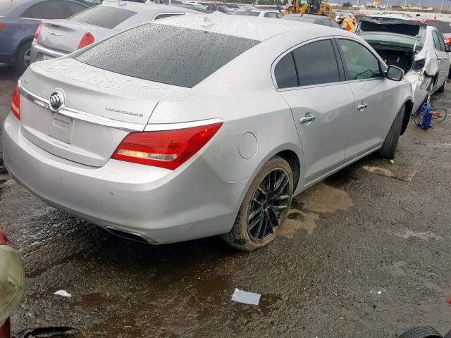 1G4GB5G36EF153990 - 2014 BUICK LACROSSE GRAY photo 4