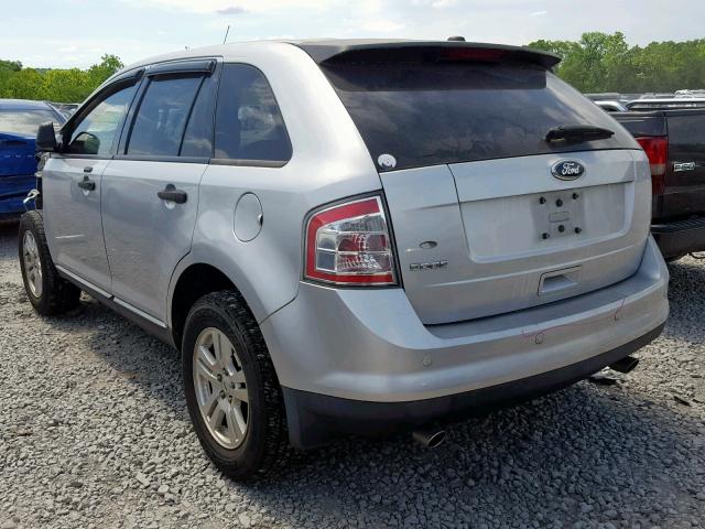 2FMDK3GC0ABB28098 - 2010 FORD EDGE SE SILVER photo 3