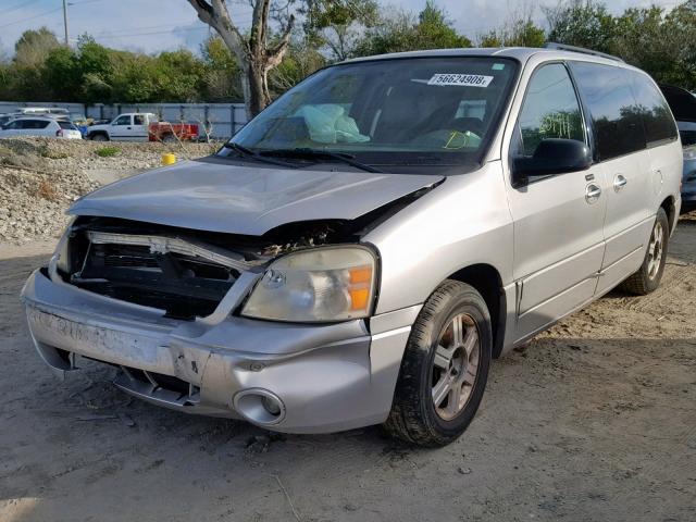 2MRDA20284BJ15992 - 2004 MERCURY MONTEREY GRAY photo 2