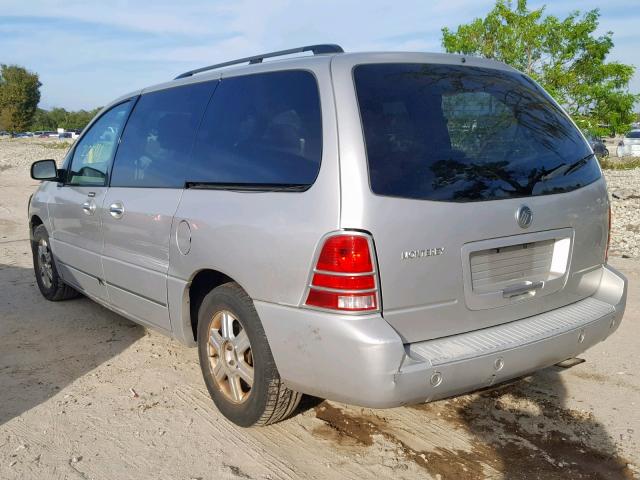 2MRDA20284BJ15992 - 2004 MERCURY MONTEREY GRAY photo 3