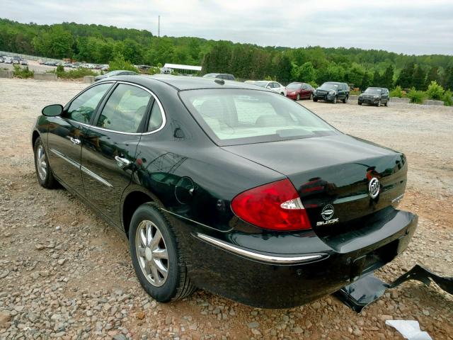 2G4WD582661267430 - 2006 BUICK LACROSSE C BLACK photo 3