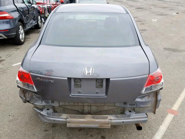 1HGCP26439A031069 - 2009 HONDA ACCORD LXP GRAY photo 9