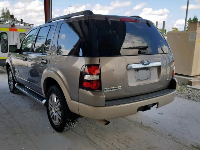 1FMEU64E16UB72232 - 2006 FORD EXPLORER E BROWN photo 3