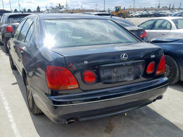 JT8BD69S110137596 - 2001 LEXUS GS 300 BLACK photo 3