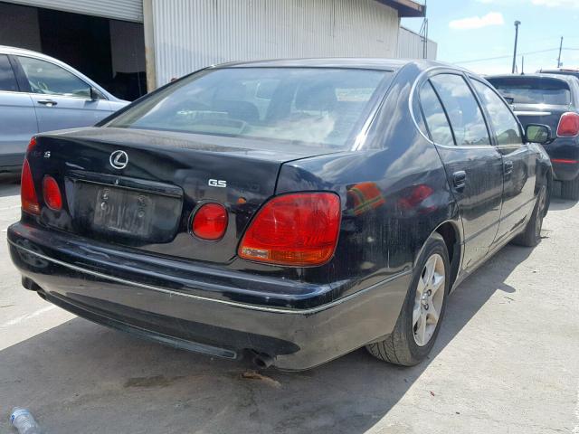 JT8BD69S110137596 - 2001 LEXUS GS 300 BLACK photo 4