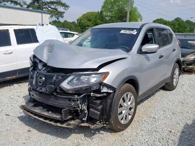 JN8AT2MT6HW383208 - 2017 NISSAN ROGUE S SILVER photo 2