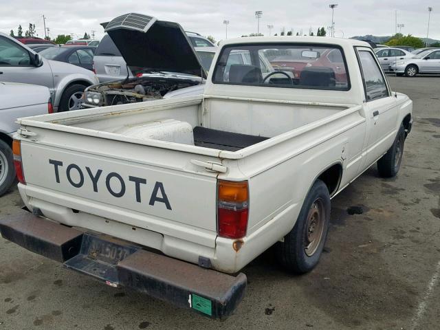 JT4RN50R0H0280485 - 1987 TOYOTA PICKUP 1/2 WHITE photo 4