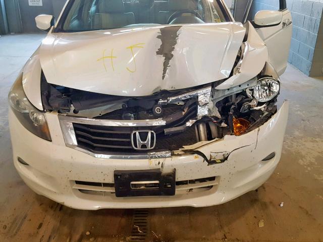 1HGCP36829A003109 - 2009 HONDA ACCORD EXL WHITE photo 7