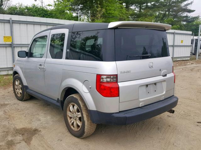 5J6YH287X7L012569 - 2007 HONDA ELEMENT EX GRAY photo 3