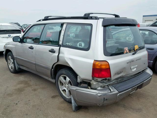 JF1SF6553XH734423 - 1999 SUBARU FORESTER S SILVER photo 3