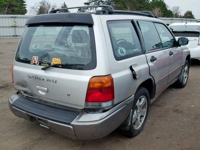 JF1SF6553XH734423 - 1999 SUBARU FORESTER S SILVER photo 4