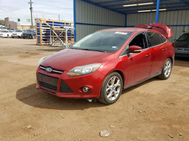 1FADP3J25DL200316 - 2013 FORD FOCUS TITA RED photo 2