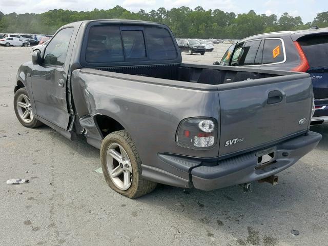 2FTRF07343CA60835 - 2003 FORD F150 SVT L GRAY photo 3