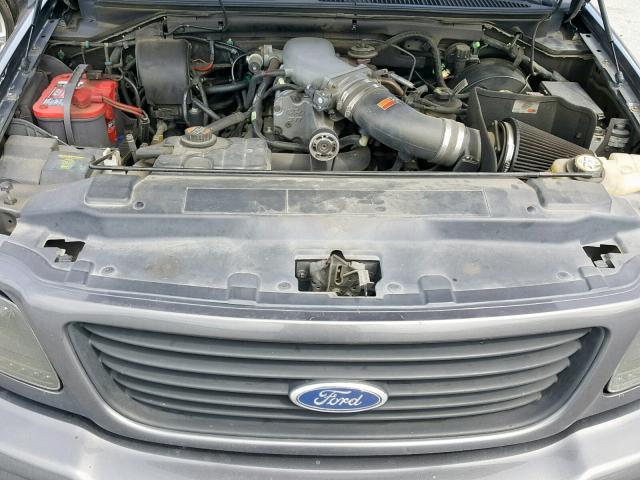 2FTRF07343CA60835 - 2003 FORD F150 SVT L GRAY photo 7