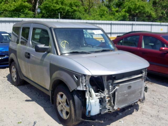 5J6YH28543L004881 - 2003 HONDA ELEMENT EX SILVER photo 1