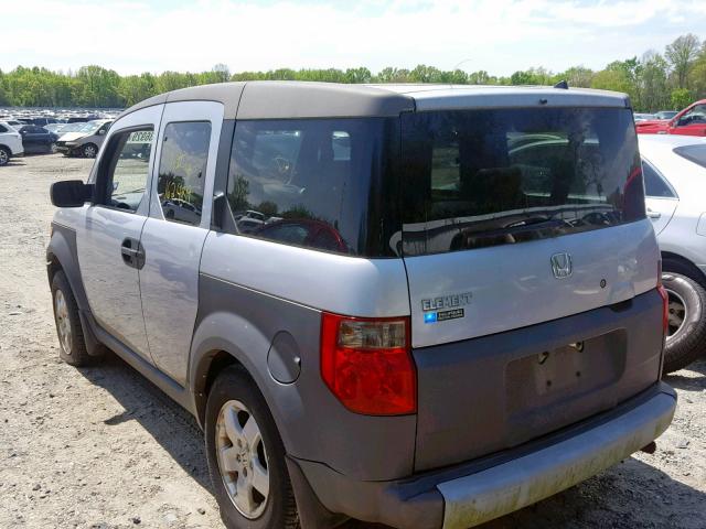 5J6YH28543L004881 - 2003 HONDA ELEMENT EX SILVER photo 3