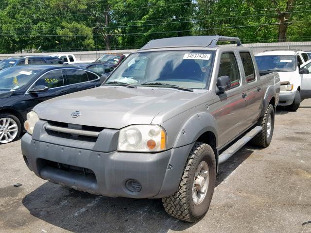 1N6ED27T81C327670 - 2001 NISSAN FRONTIER C TAN photo 2