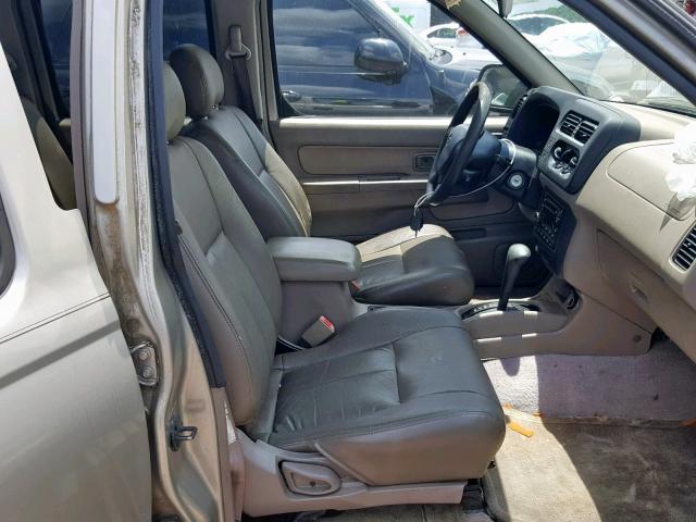 1N6ED27T81C327670 - 2001 NISSAN FRONTIER C TAN photo 5