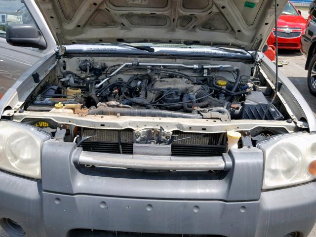 1N6ED27T81C327670 - 2001 NISSAN FRONTIER C TAN photo 7