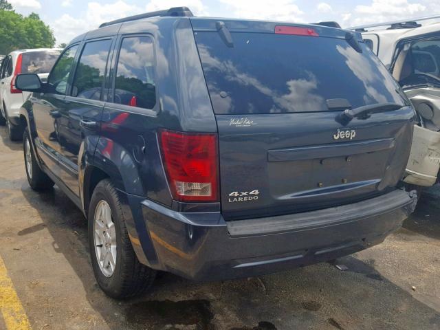 1J8GR48K27C554840 - 2007 JEEP GRAND CHER GRAY photo 3