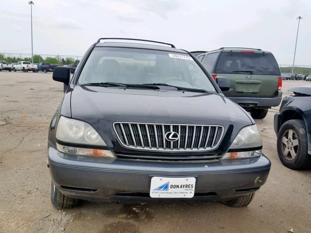 JT6HF10U2X0059451 - 1999 LEXUS RX 300 BLACK photo 9