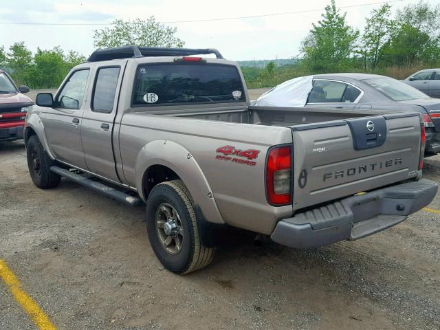 1N6ED29Y84C444422 - 2004 NISSAN FRONTIER C GOLD photo 3