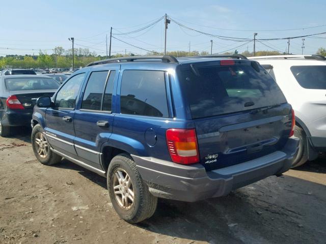 1J4GW48S12C249039 - 2002 JEEP GRAND CHER BLUE photo 3