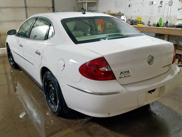 2G4WC582381344535 - 2008 BUICK LACROSSE C WHITE photo 3