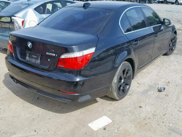 WBANV1C54AC388089 - 2010 BMW 528 XI BLACK photo 4