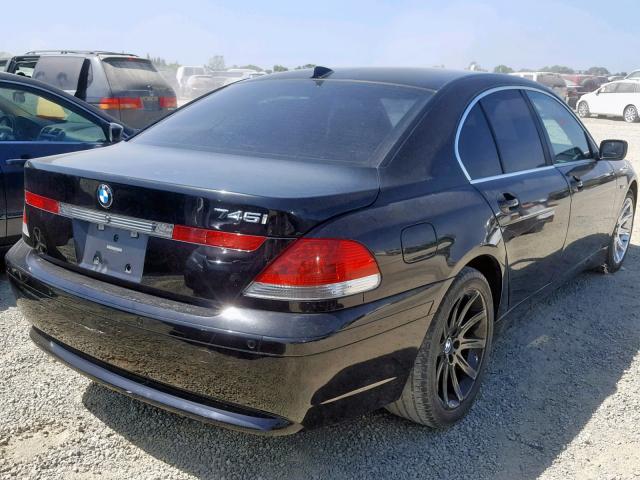 WBAGL63402DP56072 - 2002 BMW 745 I BLACK photo 4