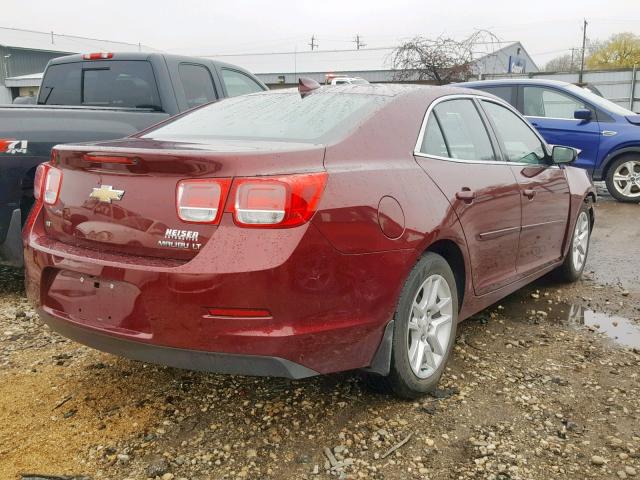 1G11C5SA4GF115358 - 2016 CHEVROLET MALIBU LIM MAROON photo 4