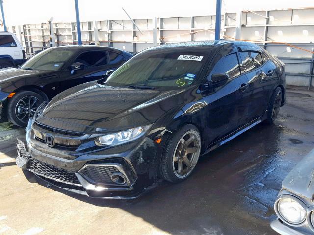 SHHFK7G49JU226349 - 2018 HONDA CIVIC SPOR BLACK photo 2