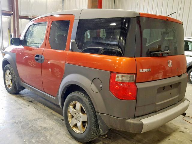 5J6YH28534L029093 - 2004 HONDA ELEMENT EX ORANGE photo 3