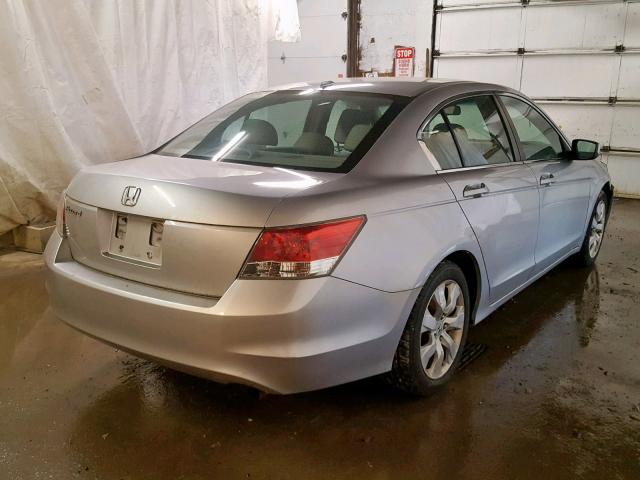 1HGCP26888A152634 - 2008 HONDA ACCORD EXL SILVER photo 4