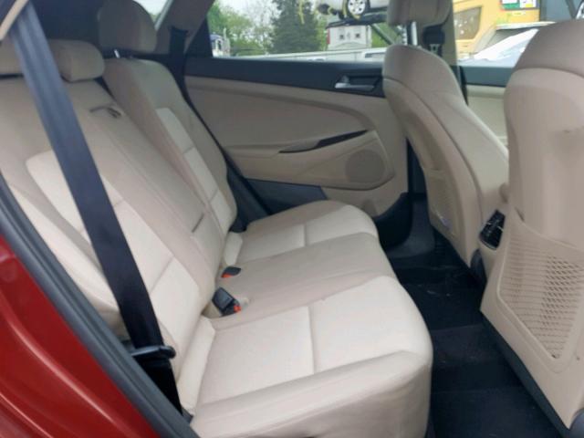 KM8J33A26HU312630 - 2017 HYUNDAI TUCSON LIM RED photo 6