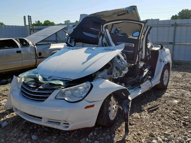 1C3CC4FB4AN228581 - 2010 CHRYSLER SEBRING TO WHITE photo 2