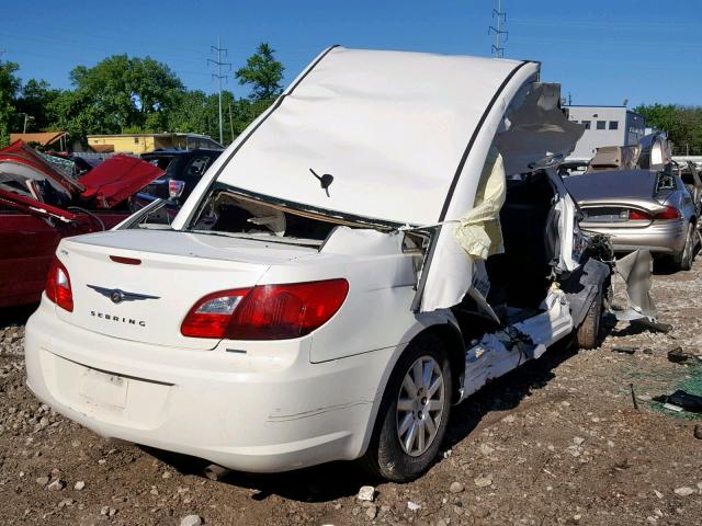 1C3CC4FB4AN228581 - 2010 CHRYSLER SEBRING TO WHITE photo 4