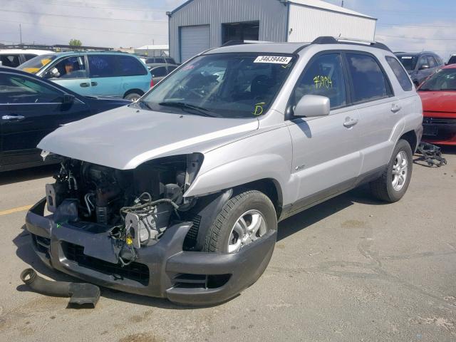 KNDJE723867266727 - 2006 KIA NEW SPORTA SILVER photo 2