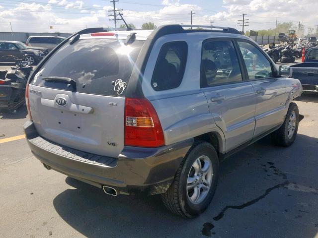 KNDJE723867266727 - 2006 KIA NEW SPORTA SILVER photo 4