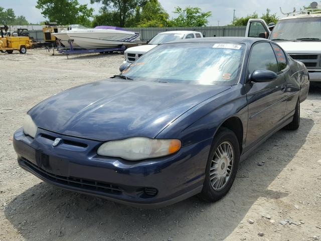 2G1WW12E8Y9324878 - 2000 CHEVROLET MONTE CARL BLUE photo 2