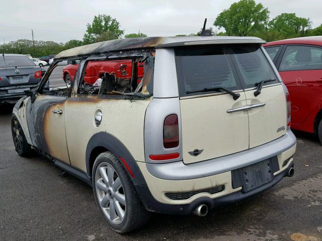 WMWMM335X8TP70907 - 2008 MINI COOPER S C CREAM photo 3