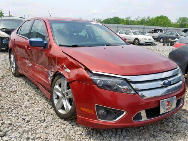 3FAHP0KC6AR328990 - 2010 FORD FUSION SPO RED photo 1