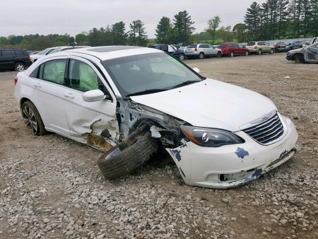 1C3CCBBG9EN176795 - 2014 CHRYSLER 200 TOURIN WHITE photo 1